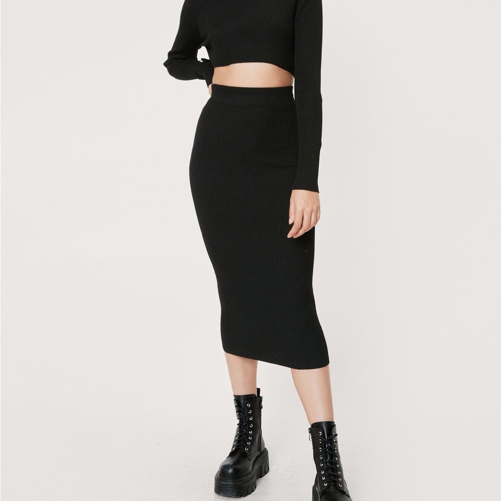 Bershka Midi Skirt